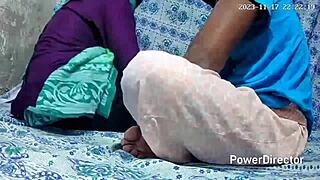 Indian big boobs girl rides boy hard