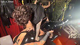 Lesbian Submissive Cuckold Strapon Switch Fuck