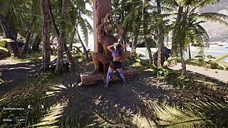 lara croft destroyed by stone penis