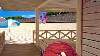 Makima bikini pov sex on the beach - chainsaw man full fantasyking3