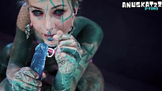Psychedelic Hippies Pip And Dildo Play Anal