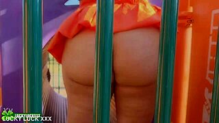 Lucky gurl nicole santana - playground car sex with a big booty black milf
