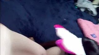 Hot black sexy princess sucking white cock