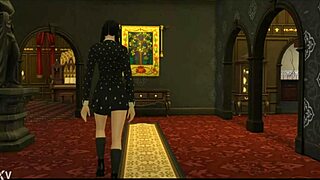 Jenna o cosplays as wednesday addams in costume