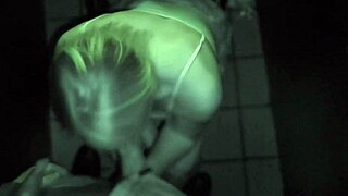 my wife acts like a total slut in public gloryhole scenes