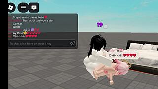 futa se coge asu amiga salvajemente en roblox