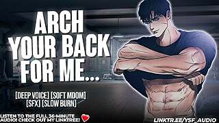 handsy personal trainer stretches you out full audio ysf male moaning audio roleplay asmr