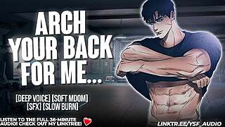 handsy personal trainer stretches you out full audio ysf male moaning audio roleplay asmr