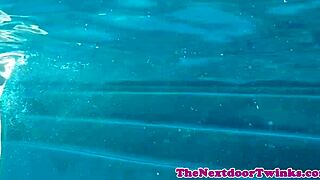 Skinnydipping twinks fucking and sucking
