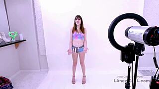Sexy brunette gets fucked in a modeling audition