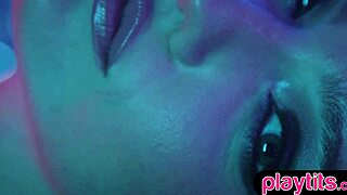 Tempting Blonde Milf Strips To Show Wet Petite Body