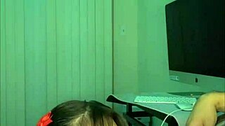 Nerdy Asian Gives Sloppy Handjob And Blowjob For Huge Facial