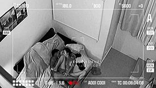 real security cam catches lover fucking and swallowing