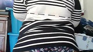 sbbw in pretty black panties