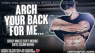 handsy personal trainer stretches you out full audio ysf male moaning audio roleplay asmr