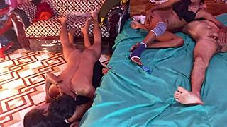Bengali wife joins group encounter