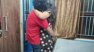 Boy seduces workmate girlfriend for bedroom sex when no one in his home