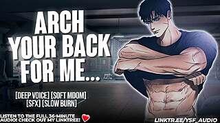 handsy personal trainer stretches you out full audio ysf male moaning audio roleplay asmr