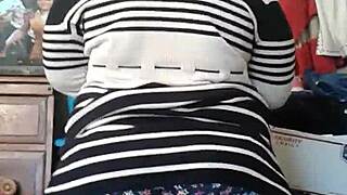 sbbw in pretty black panties