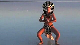 worship of god ra belly dancer performance