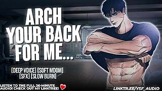handsy personal trainer stretches you out full audio ysf male moaning audio roleplay asmr