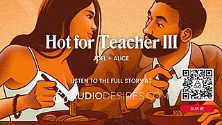 Hot male dom teacher fucks student with anal toys and roleplay