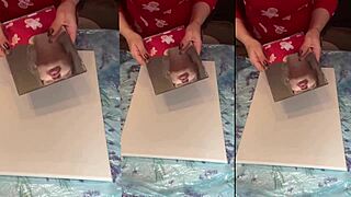 In big eyeglasses asmr acrylic art bloom in the mist part 1