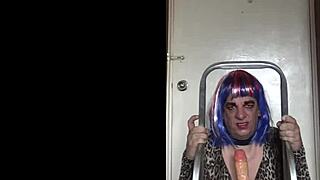 bisexual crossdresser handles toys