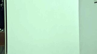 Brazilian wife cleans floor while recorded
